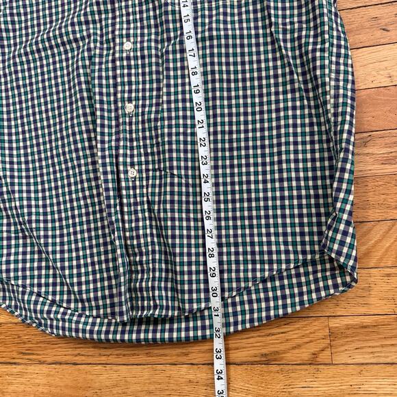 Mens Size L Multi Chaps Colored Plaid Button Shirt - Picture 7 of 7